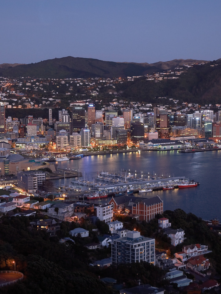 Foto von der Stadt Wellington.