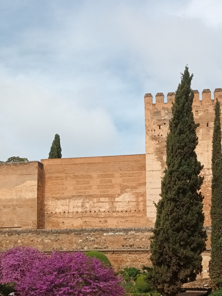 Blick auf die Alhambra in Granada, Spanien.