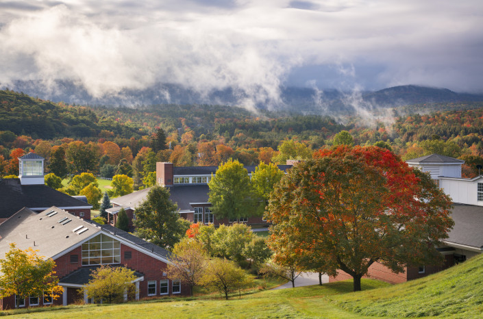 Kimball Union Academyx in Campus in Herbststimmung