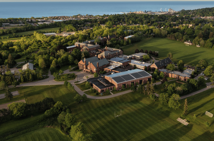 Luftaufnahme Campus Trinity College School, Kanada